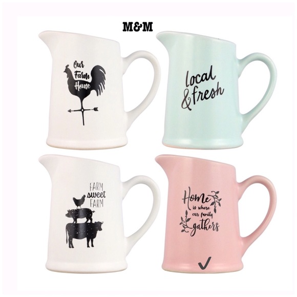 Porcelain Pitchers Inspirational Family gathers - Picture 1 of 1